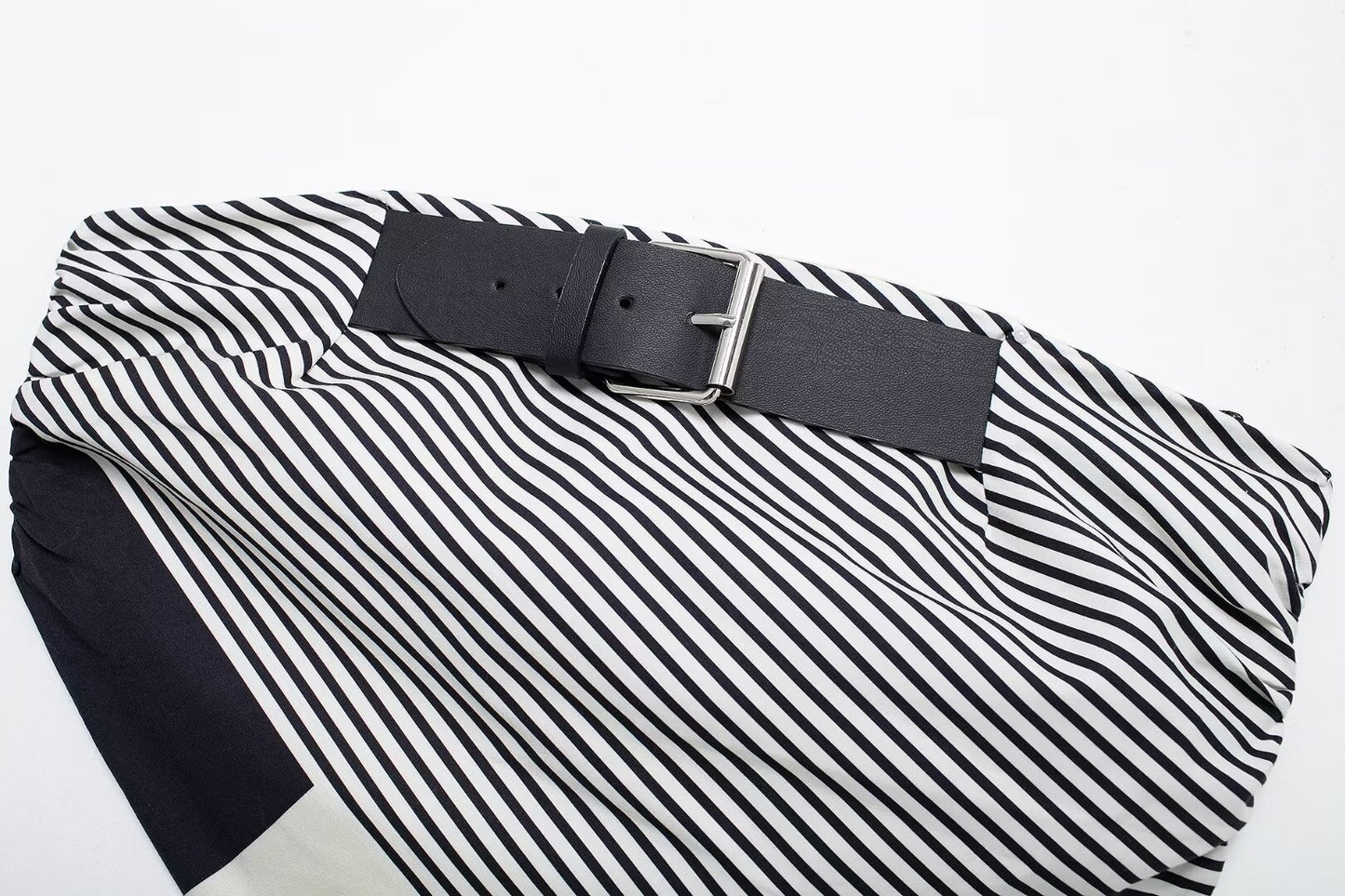 Fall Women Street With Belt Poplin Tube Top